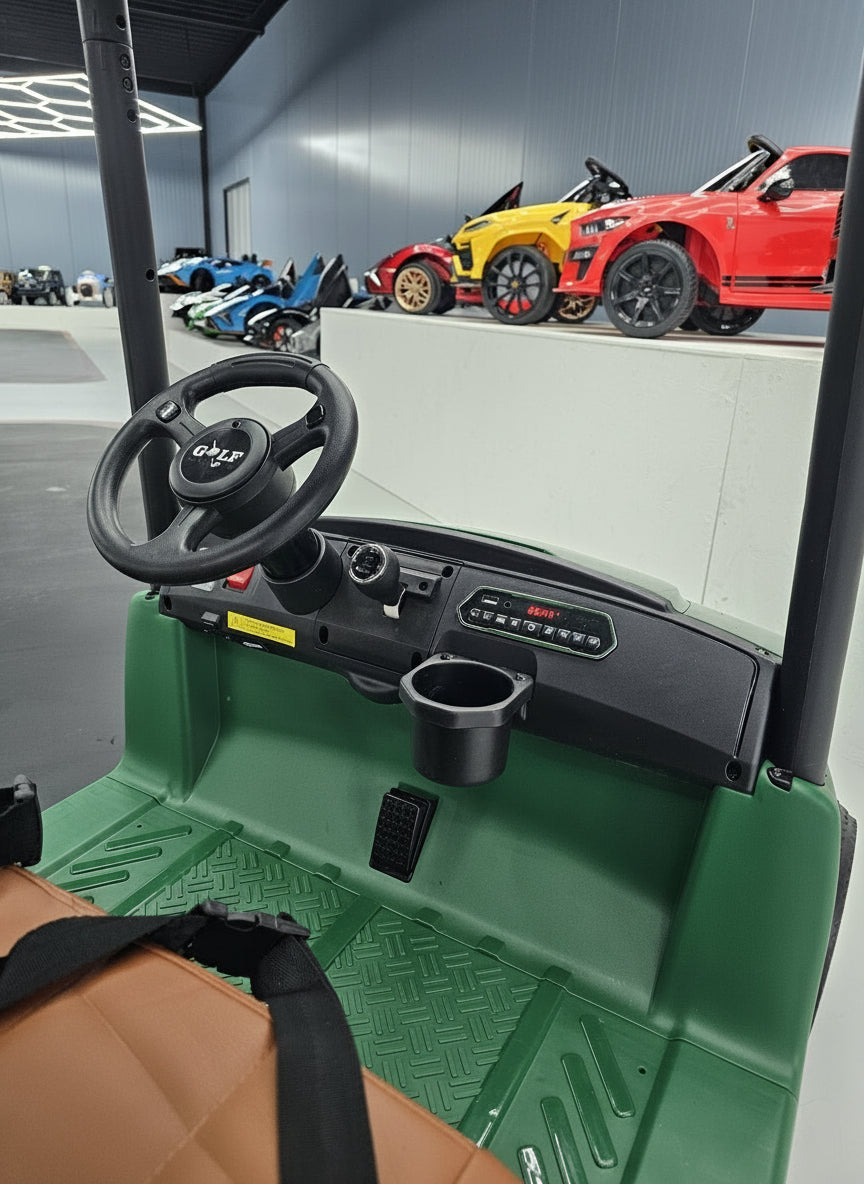 Golf cart 24V electric car for kids – 2 seats