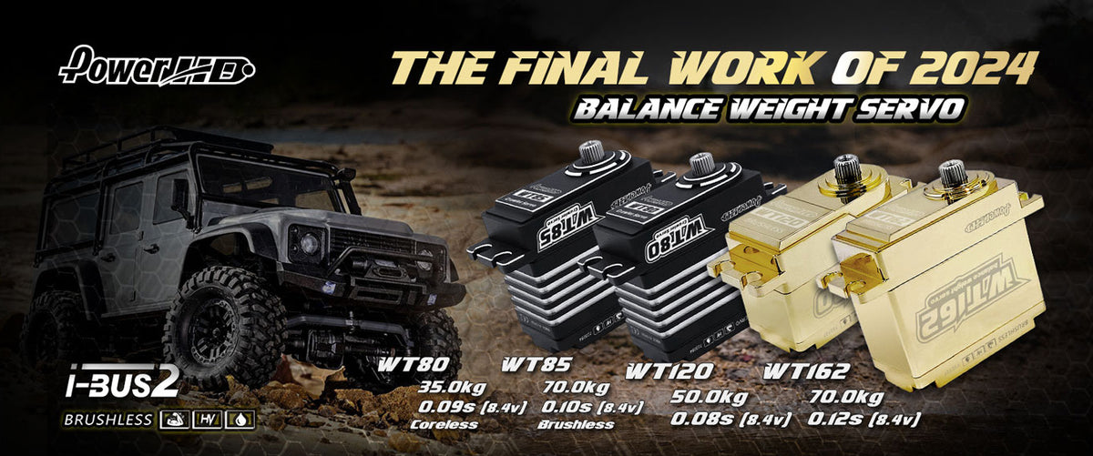 POWER HD HD-WT162 - Servo Power HD WT162 Brushless Crawler Brass Waterproof HV 70kg/0.10s