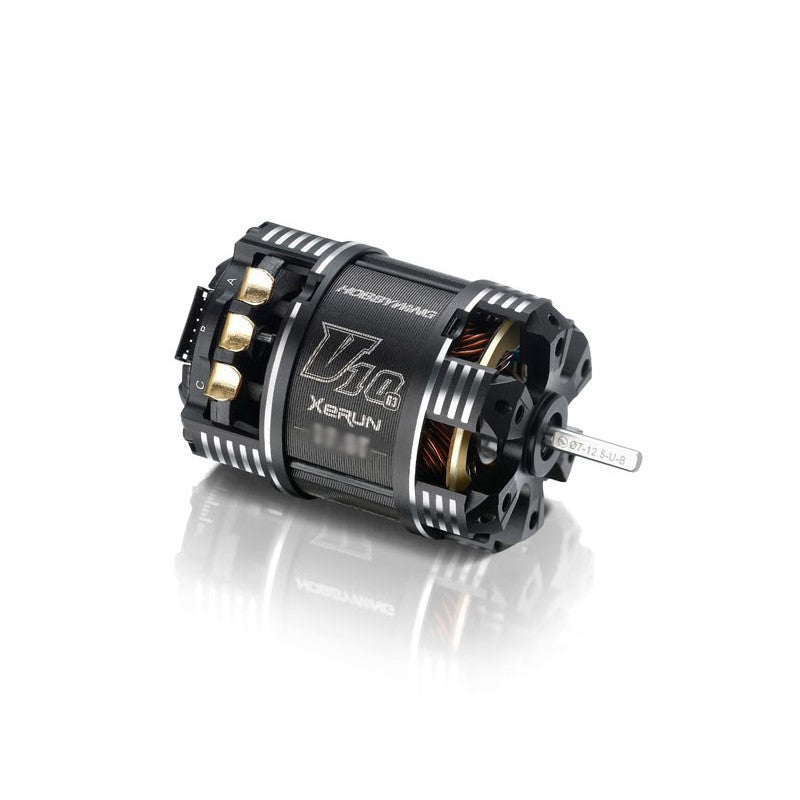 Xerun V10 Brushless Motor G3 9450kV (1s) 3.5T Sensored for 1/10