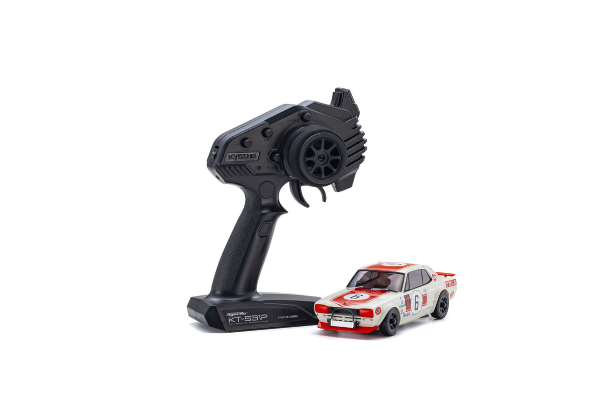 KYOSHO K.32643R - Mini-Z AWD Skyline 2000GT-R KPGC10 Racing'72 Red No.6 MA020/KT531P