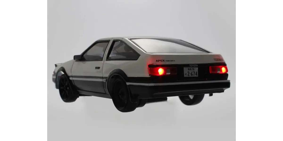 KYOSHO EGG K.66601A - Kyosho First Mini-Z 1:28 Initial-D Toyota Sprinter Trueno AE86 WH/BK