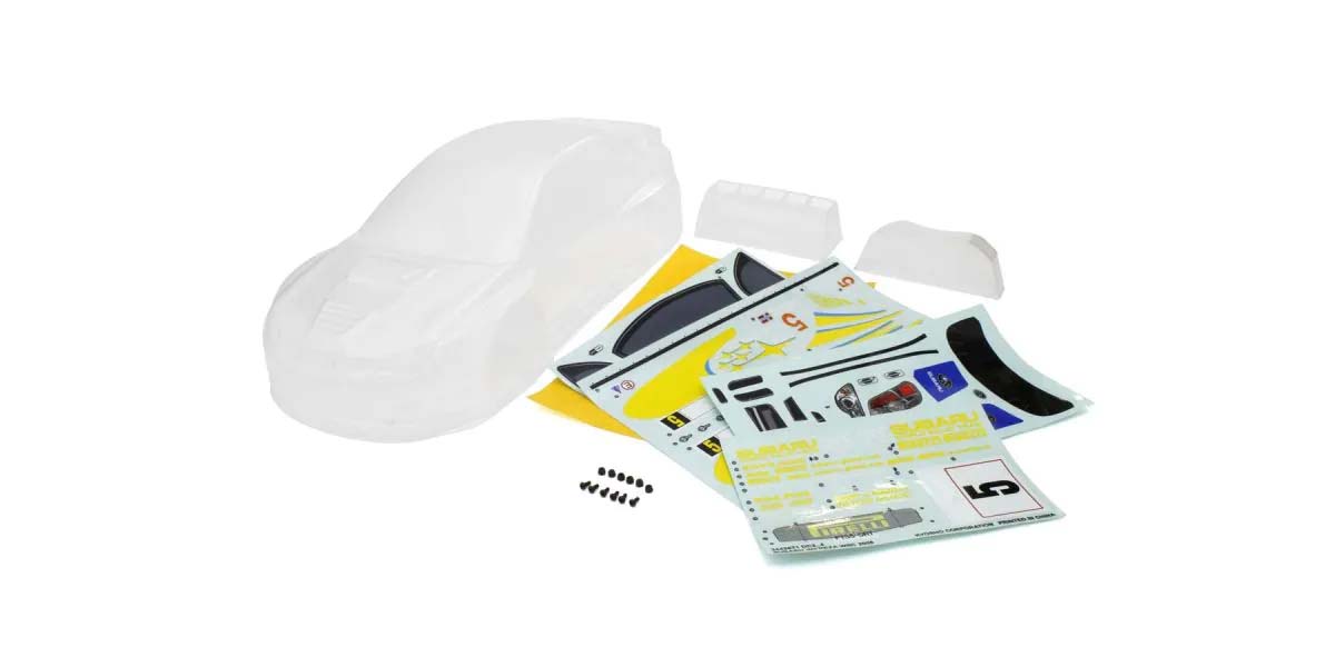 KYOSHO K.FAB609 - Body shell set 1:10 Fazer FZ02S Subaru Impreza WRC 2006 - Clear