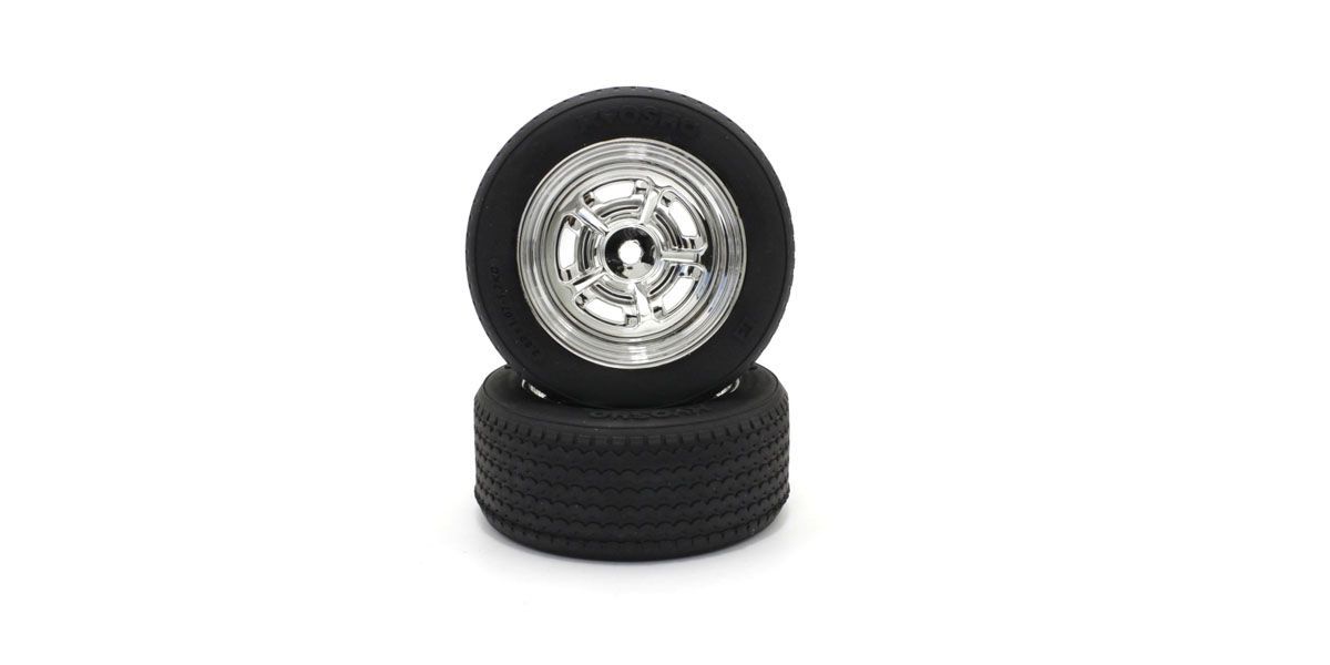 KYOSHO K.FATH703SMM - Pre-Glued Tyres Rostyle Plate 1:10 Fazer 2.0 2 pcs