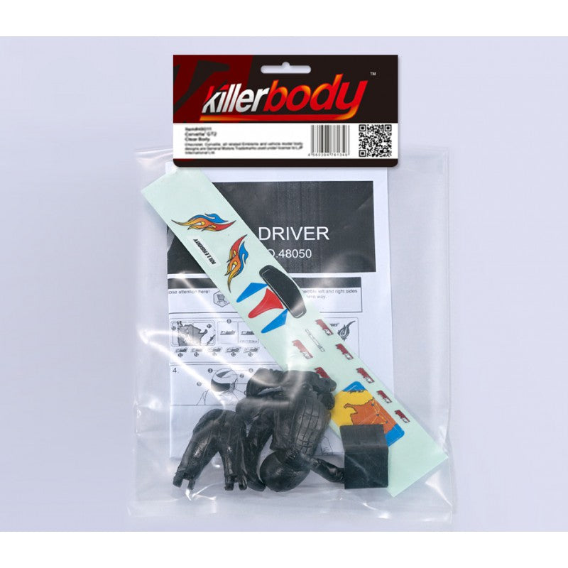 Driver Doll, white + Decal Set
