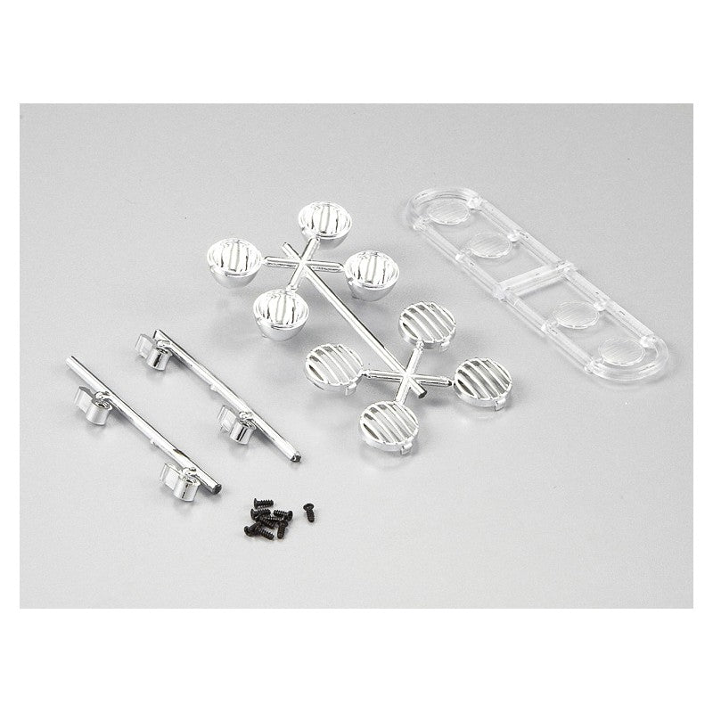 DISC.. Chrome light set for mounting on roof rack Type "A"