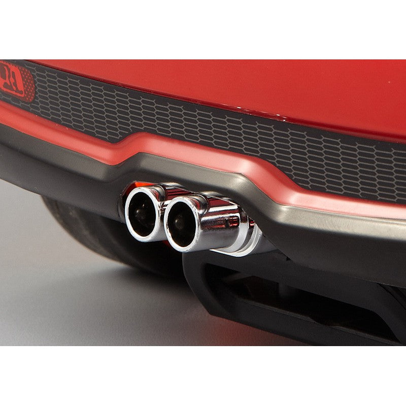 Chrome exhaust set "Double Type" w/o LED