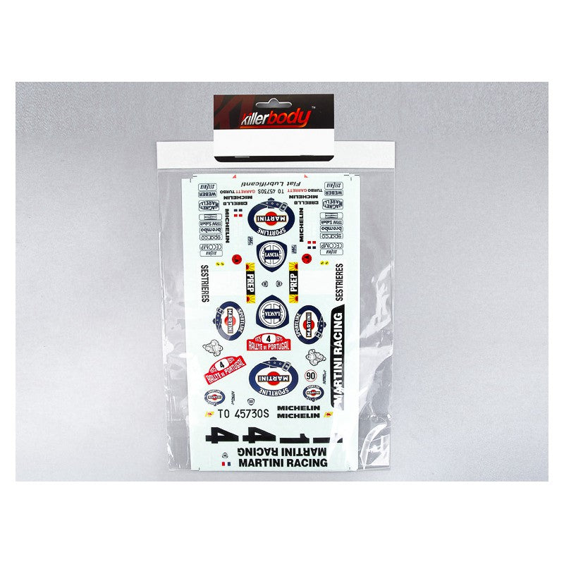 Lancia Delta HF Integrale, Decal Sheet