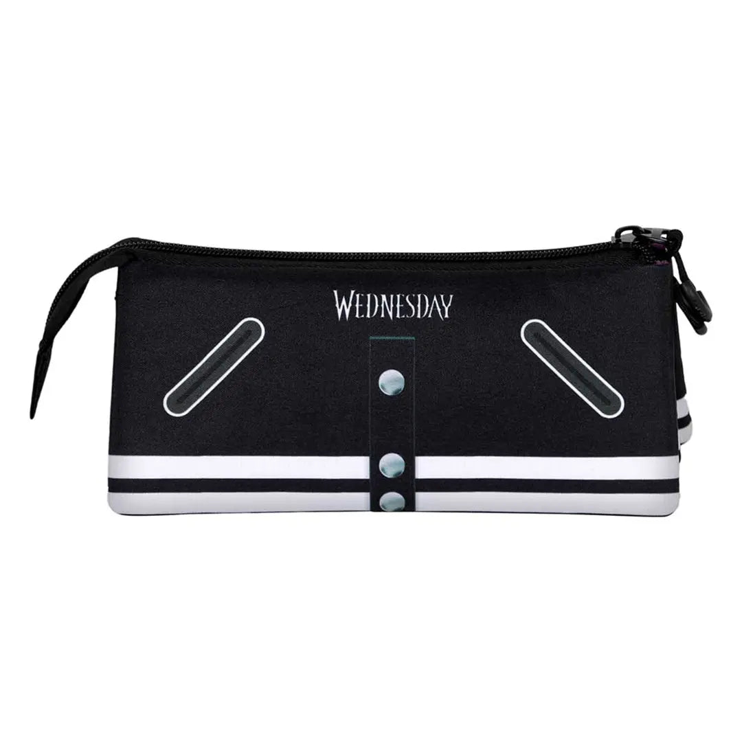 Wednesday uniform triple pencil case - Wednesday