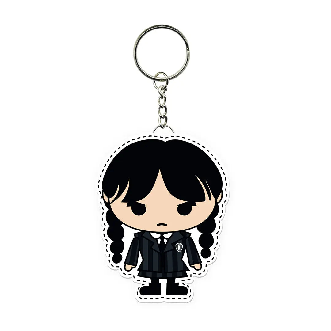 Wednesday chibi keyring - Wednesday