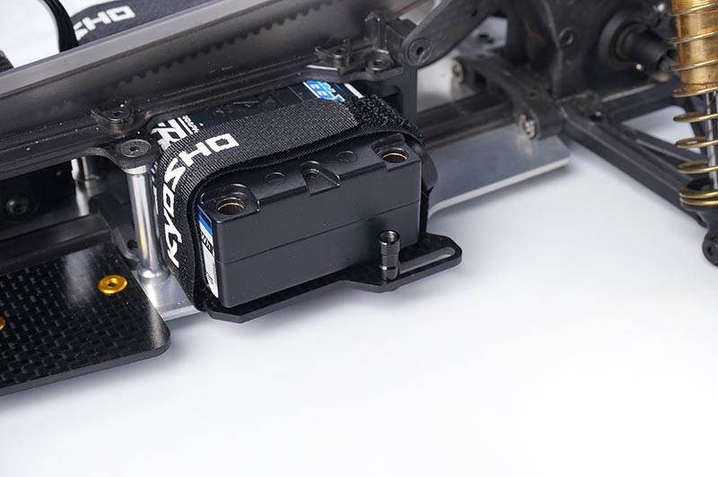 KOSWORK KOS04323 - Shorty Battery Mount Set Koswork 2.0mm Carbon - Optima Mid