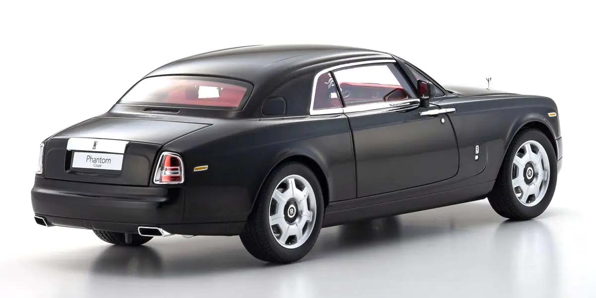 KYOSHO DIE CAST KS08862DBK - Kyosho 1:18 Rolls-Royce Phantom Coup 2008 Diamond Black