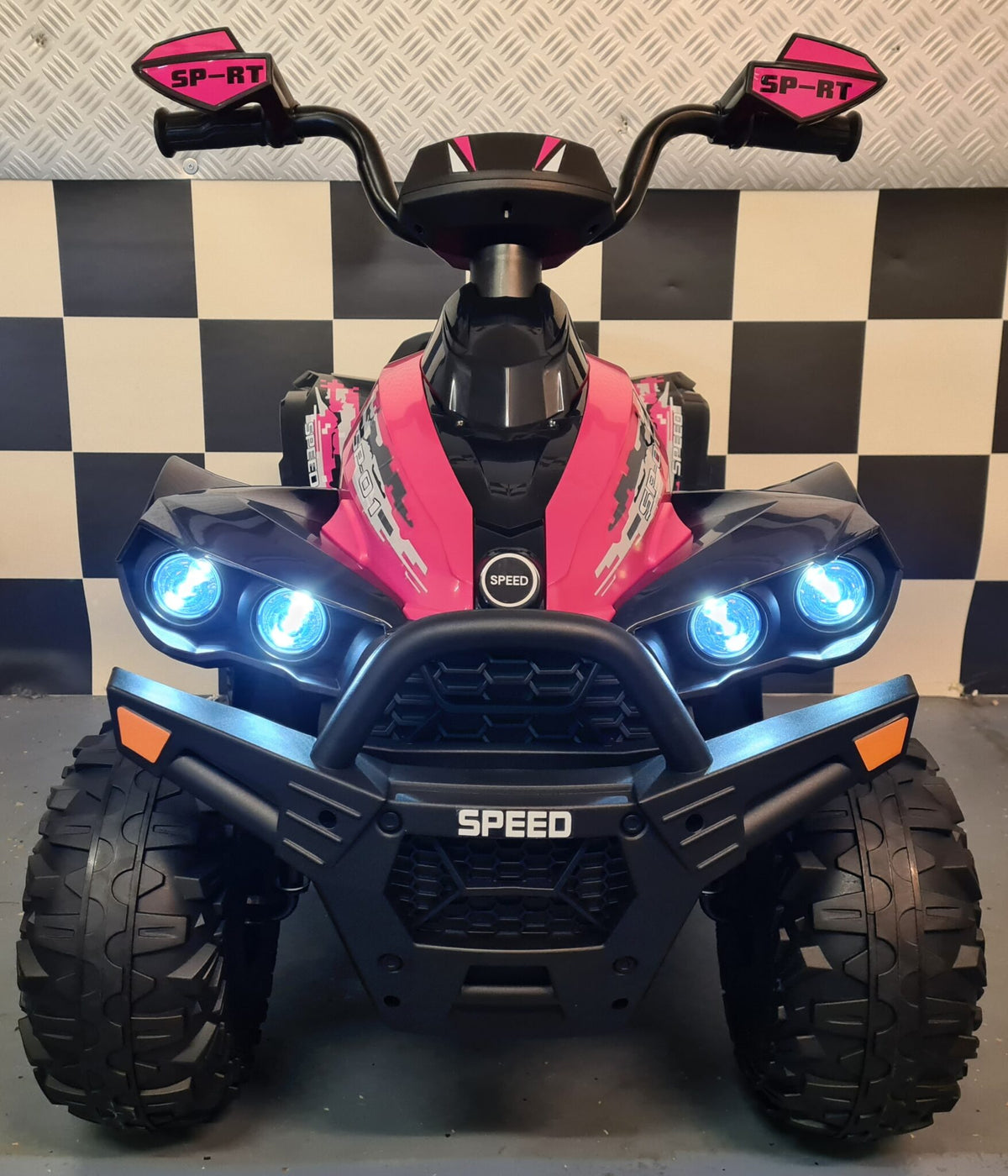 Phyton 12V kids' quad – 1 seat, pink