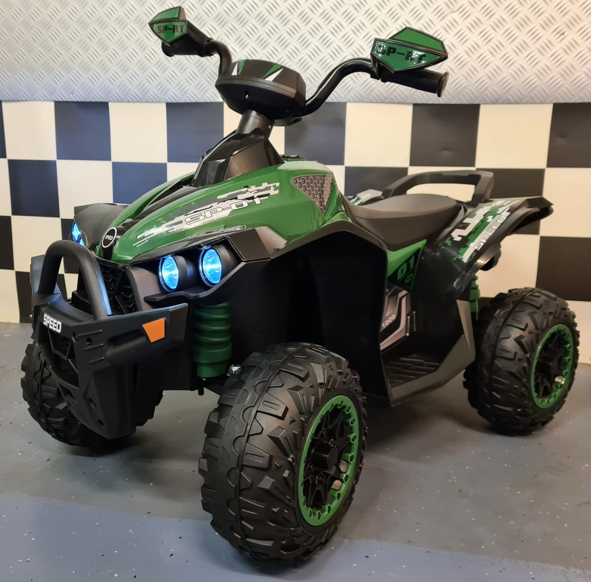 Phyton 12V kids' quad – 1 seat, camouflage
