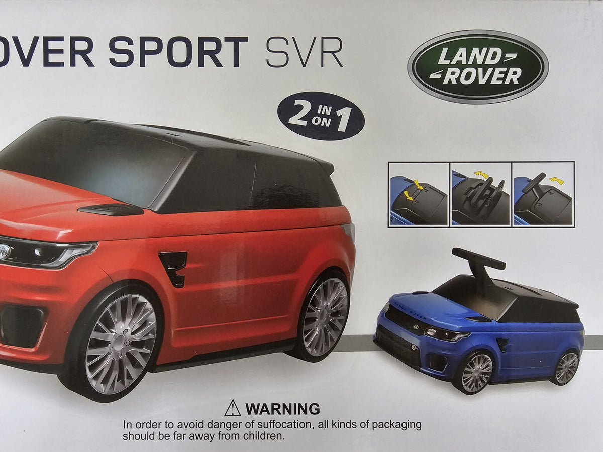 Range Rover suitcase and ride-on car in one