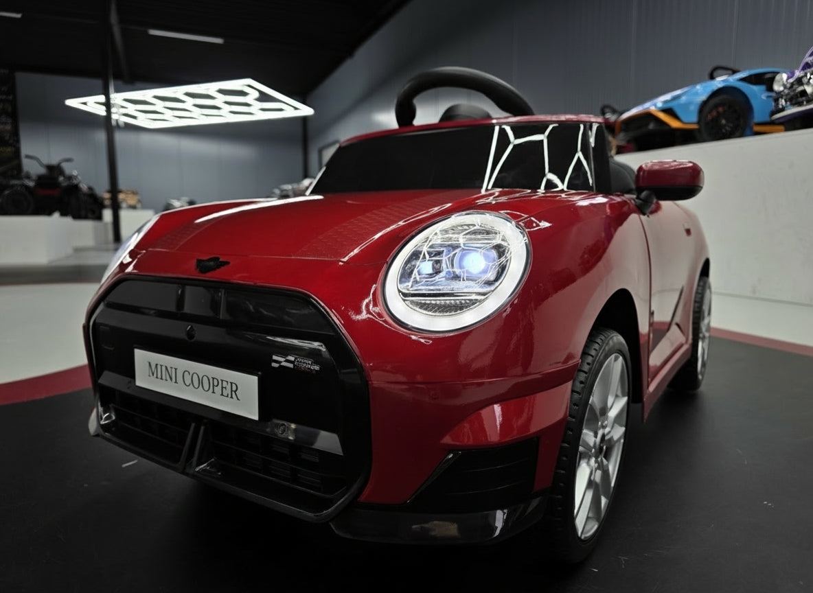 MINI Cooper S 12V electric car for kids – 1 seat, metallic red