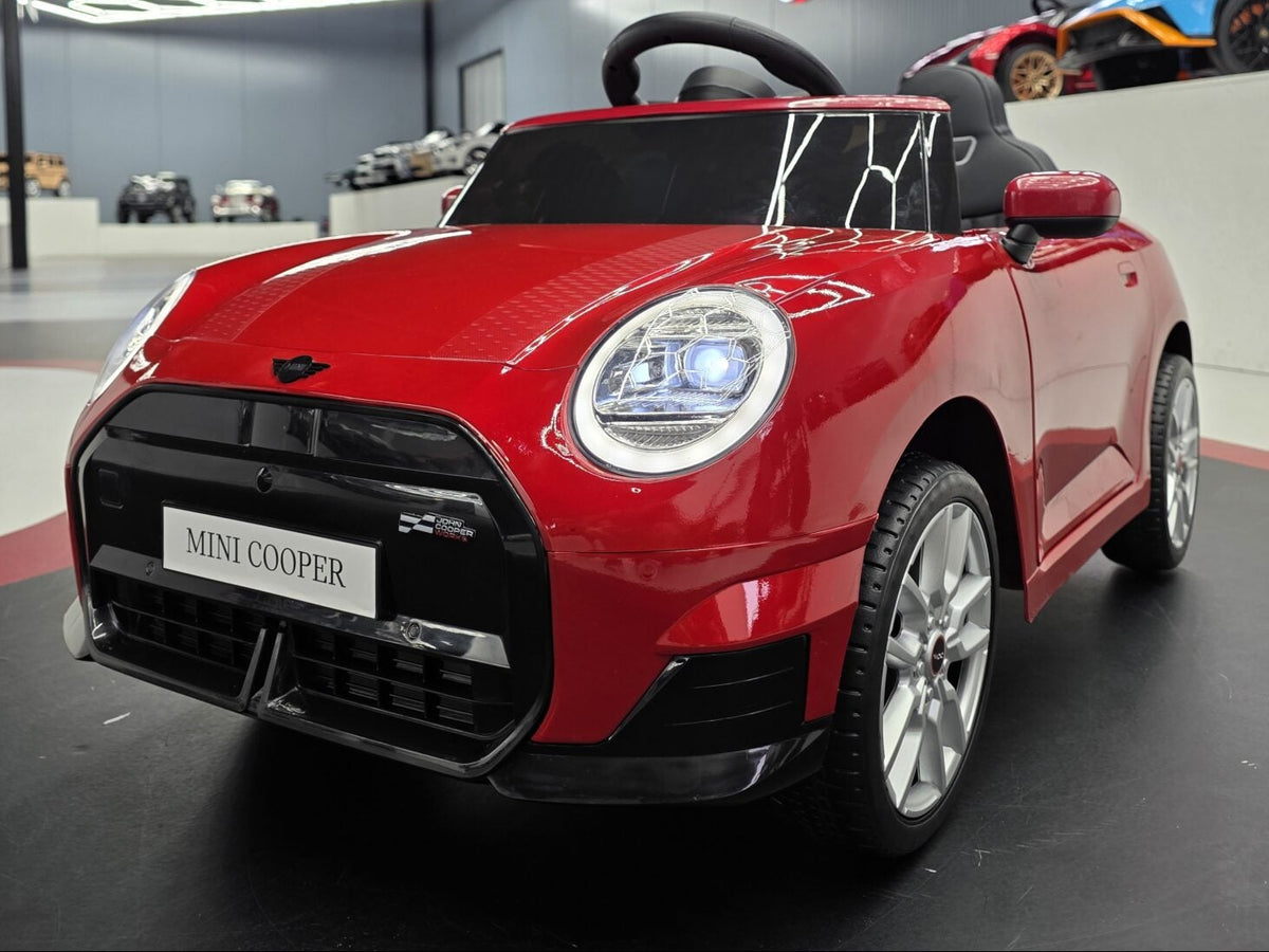 MINI Cooper S 12V electric car for kids – 1 seat, metallic red