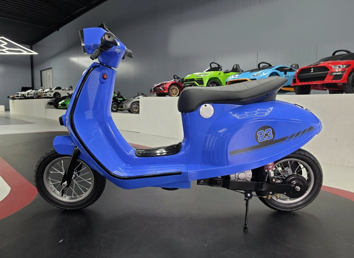 Kids' scooter 24V – 1 seat, blue