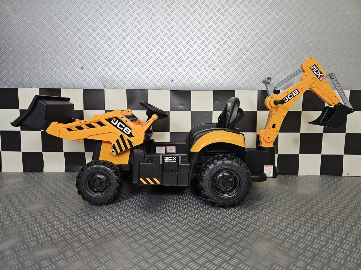 JCB Sitemaster 12V kids' tractor