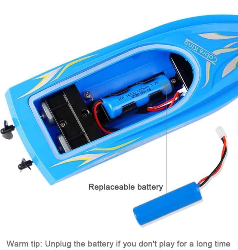 Remote-controlled crocodile boat - scare the life out of your family!