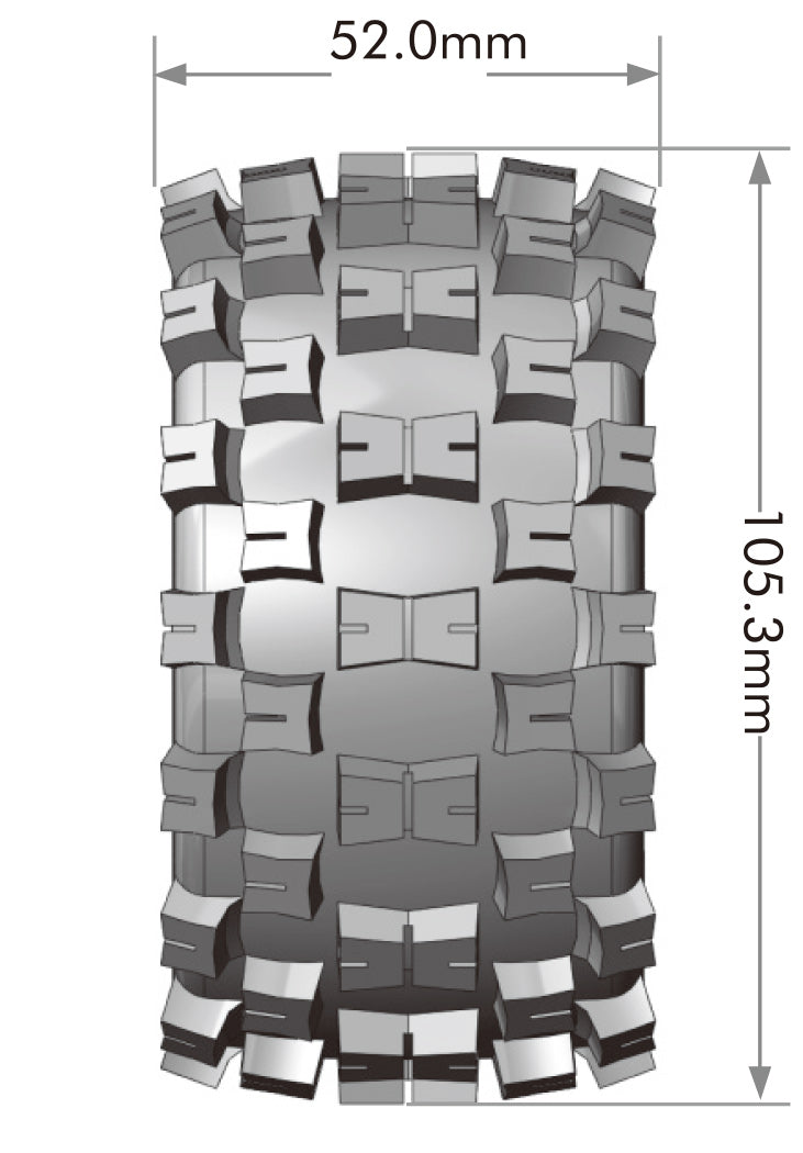 Tires & Wheels ST-MCROSS Mini Maxx/ XRT (0 & 1/2 Offset Hex) (2)