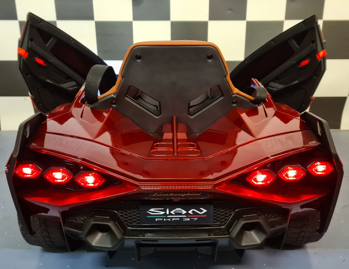 Lamborghini Sian 12V electric car for kids – 1 seat, red