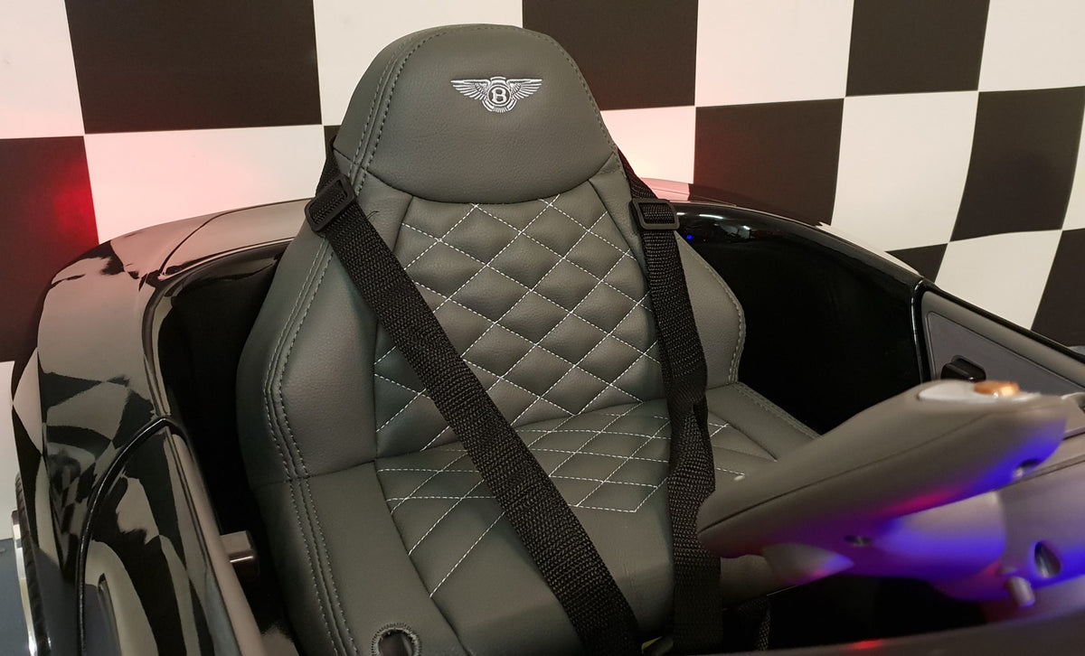Bentley EXP 12V electric car for kids – 1 seat, black