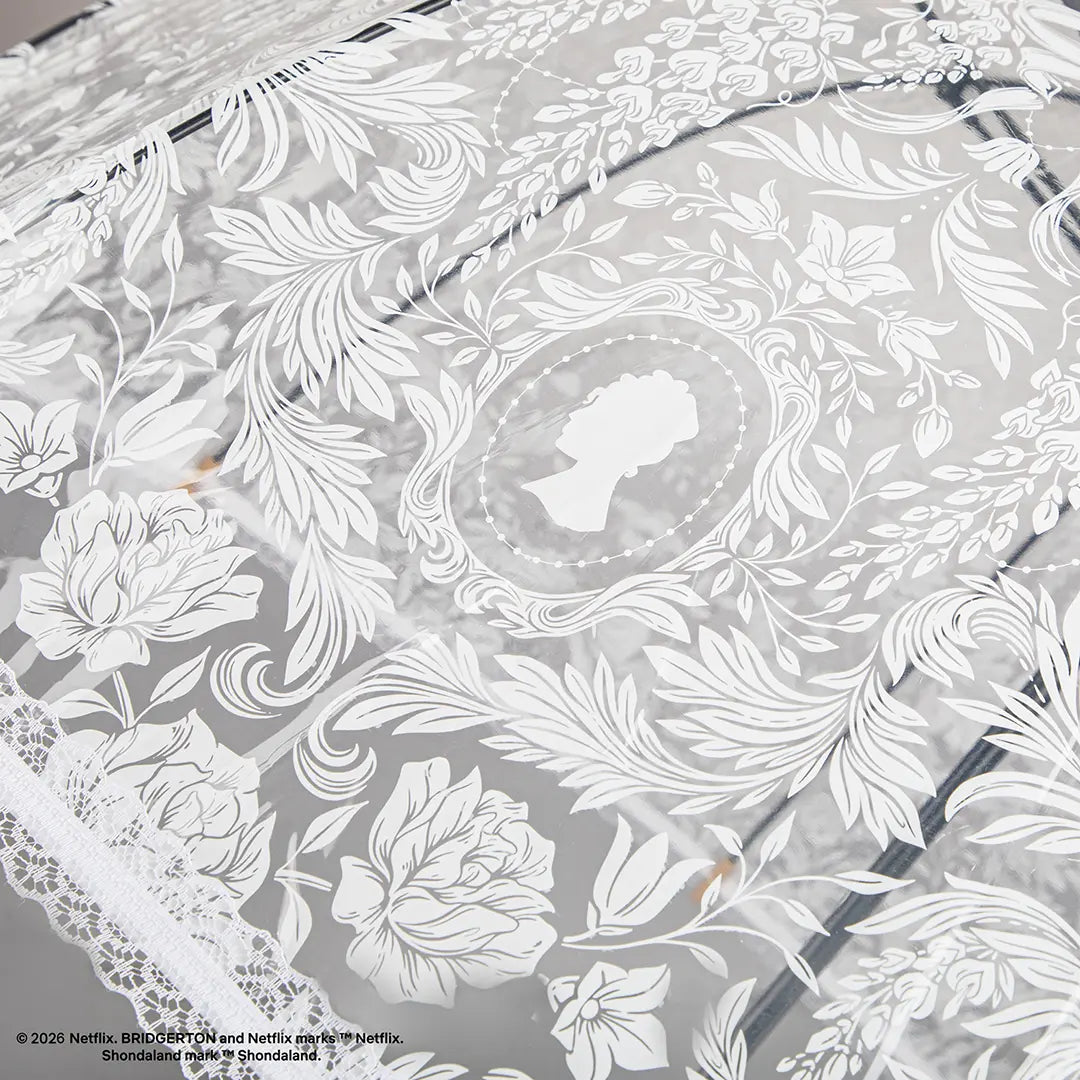 White Lace Umbrella - Bridgerton