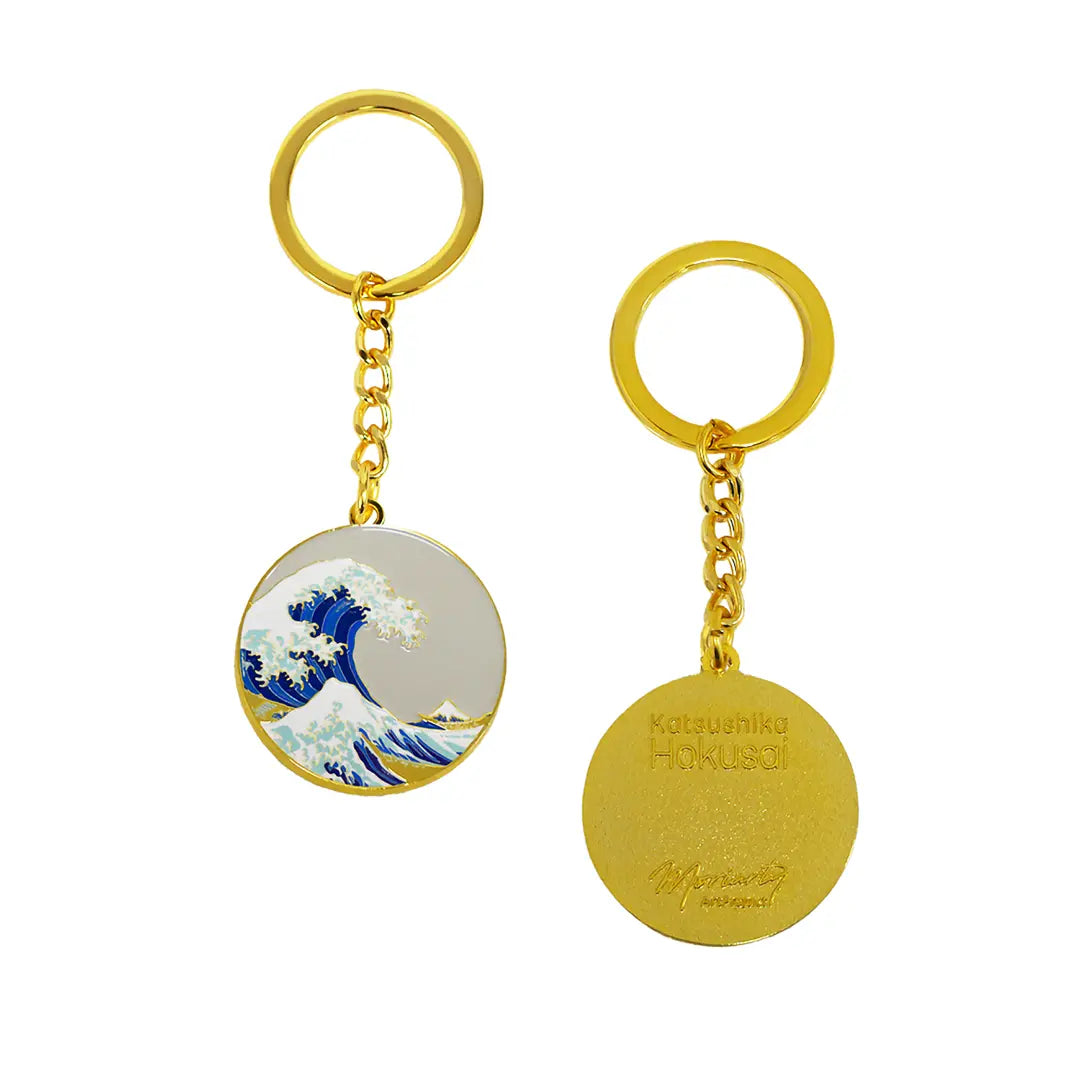The Great Wave of Kanagawa key ring
