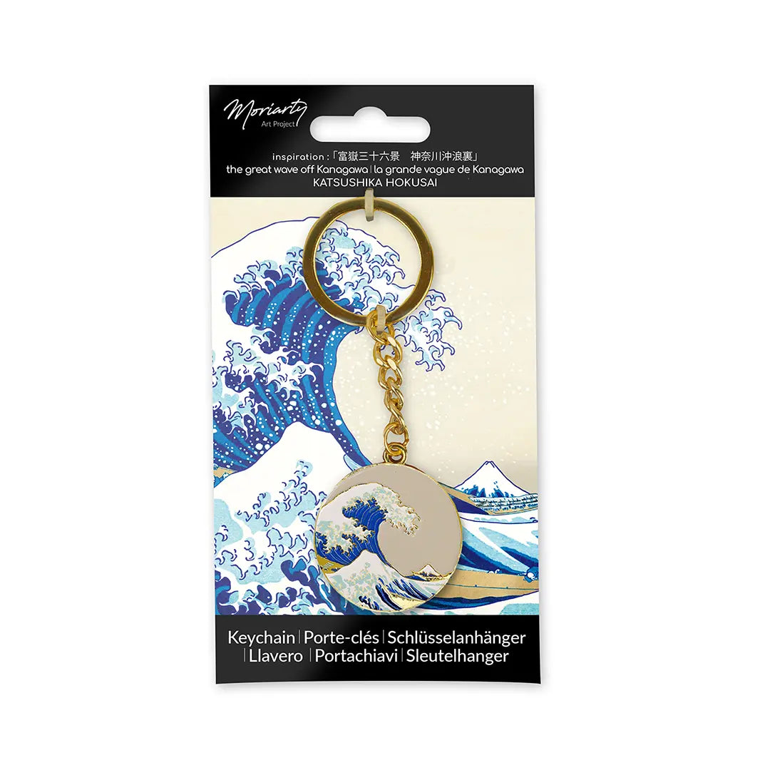 The Great Wave of Kanagawa key ring