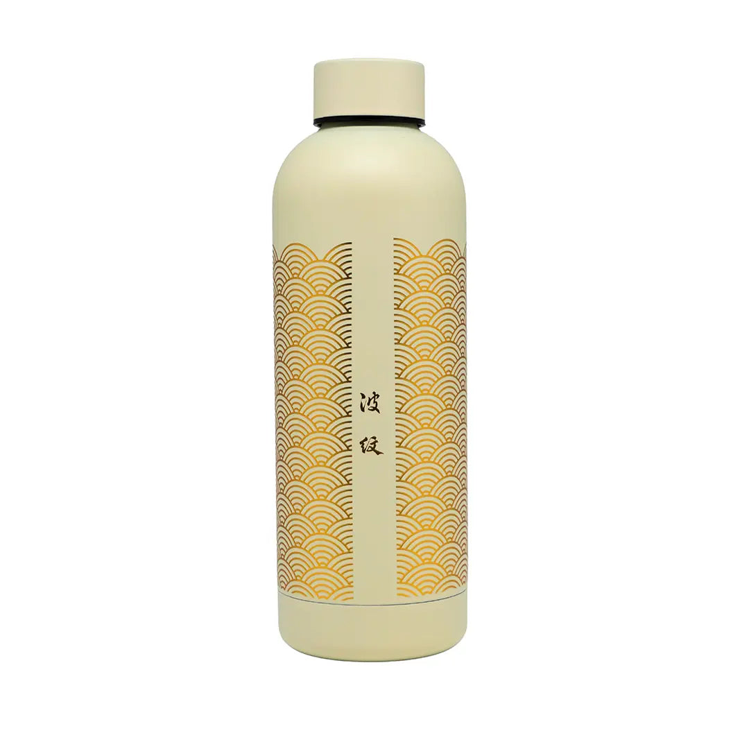 Insulated bottle 500ml - Seigaiha Nami