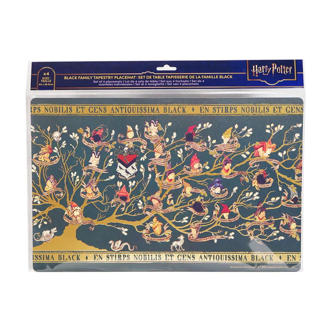Set of 4 placemats - Black Family - Harry Potter