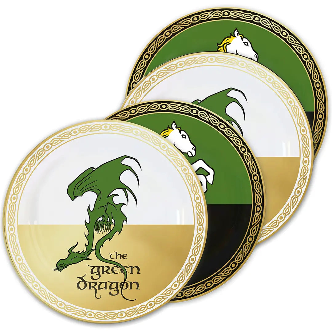 Set of 4 plates Lord of the Ring - Taverns