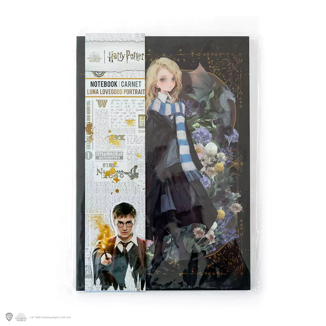 Soft cover notebook - Luna Lovegood portrait