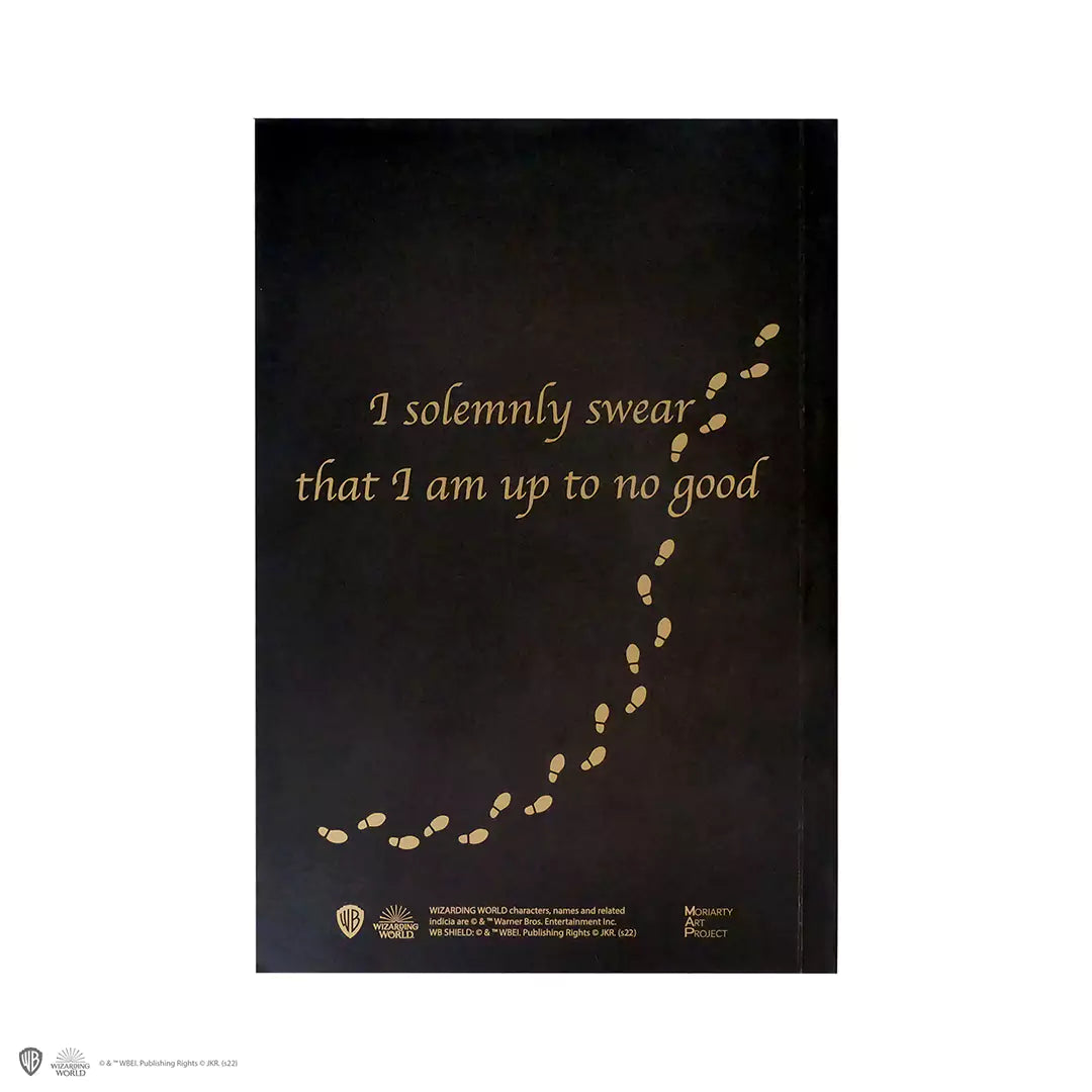Soft cover notebook - Marauder’s map gold version