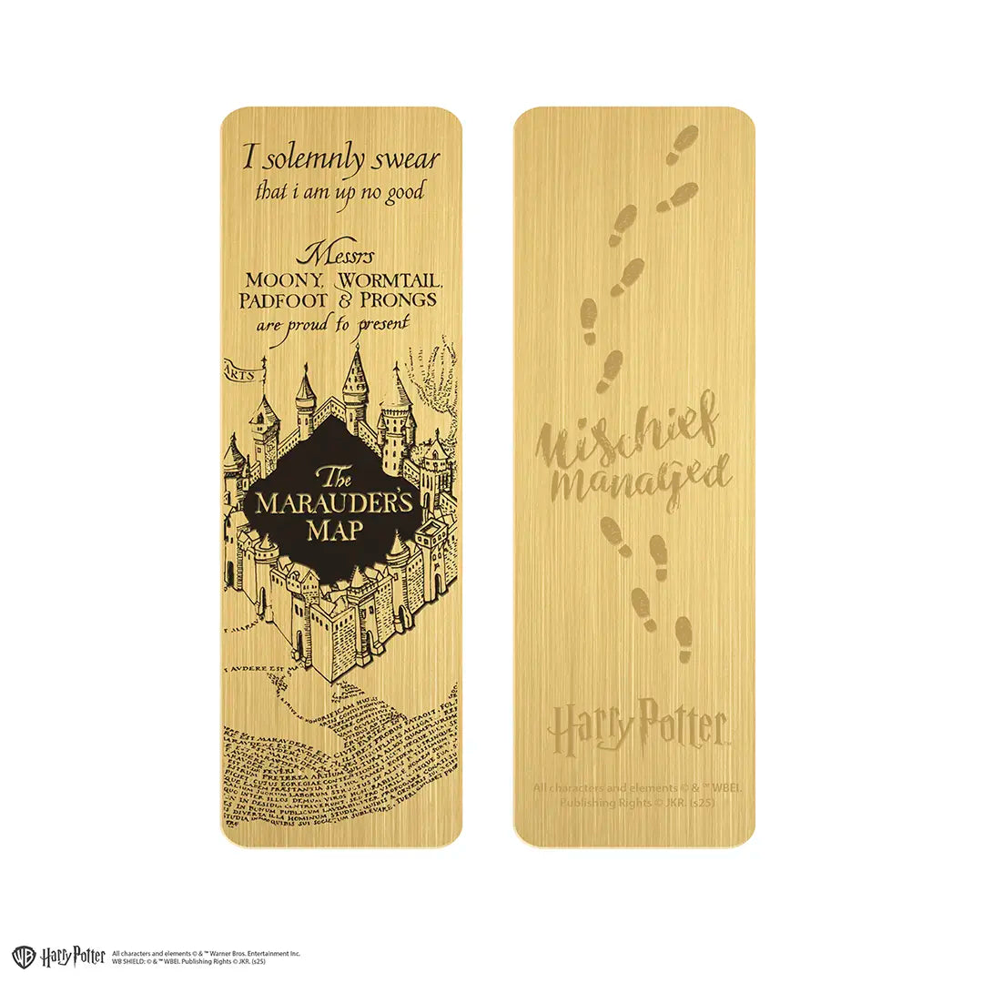 Metal bookmark - The Marauder’s Map - Harry Potter