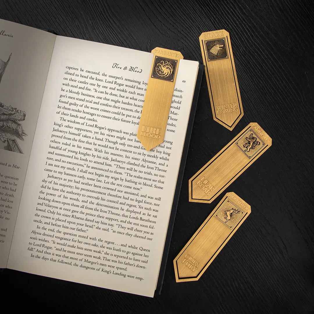 Metal bookmarks Houses of Westeros - Game of Thrones