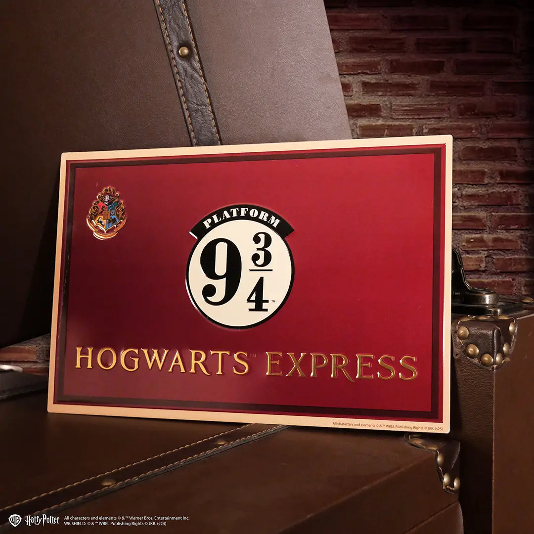Aluminum plate Platform 9 ¾ - Harry Potter