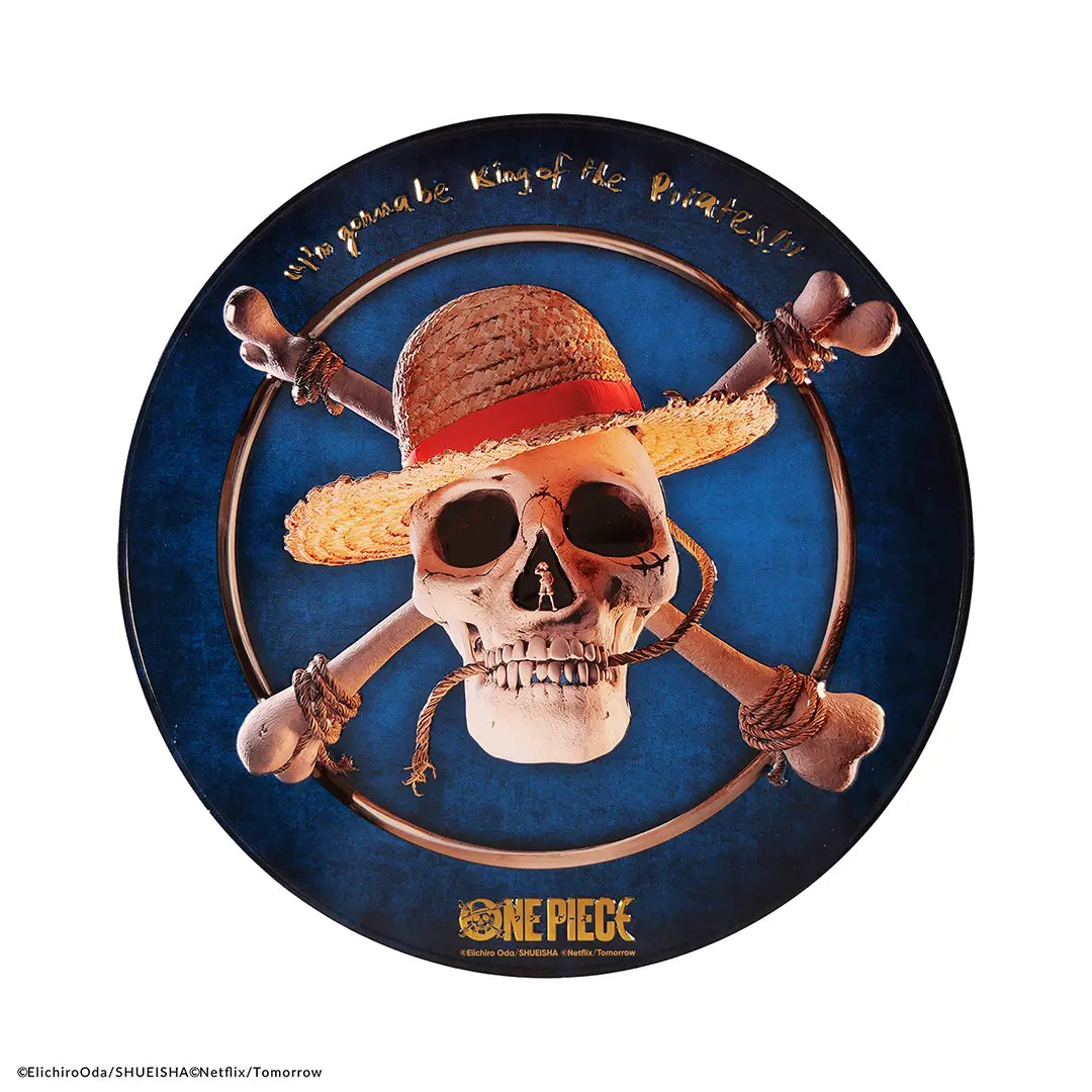 Round aluminium plate Luffy - One Piece