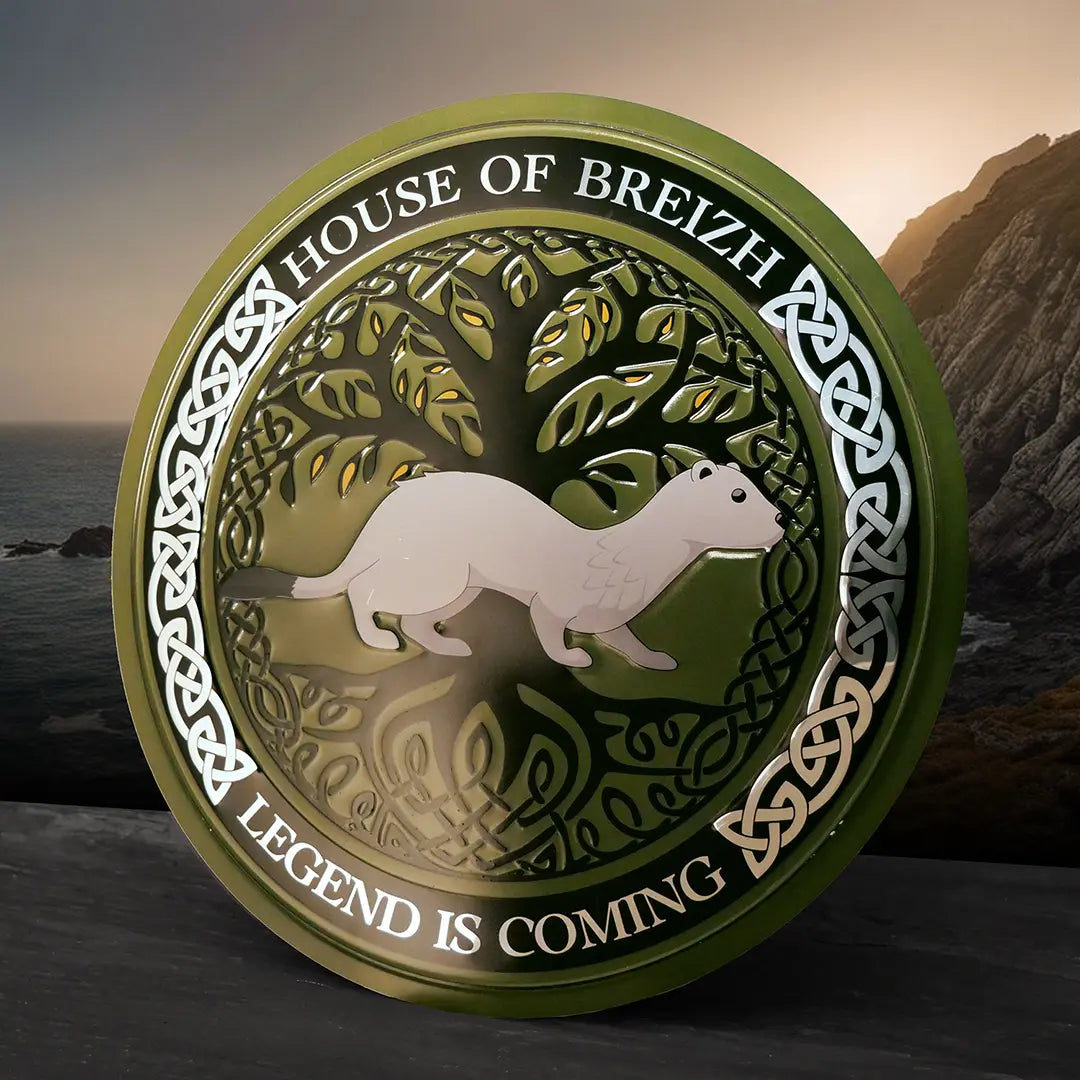 Round aluminium plate - House of Breizh