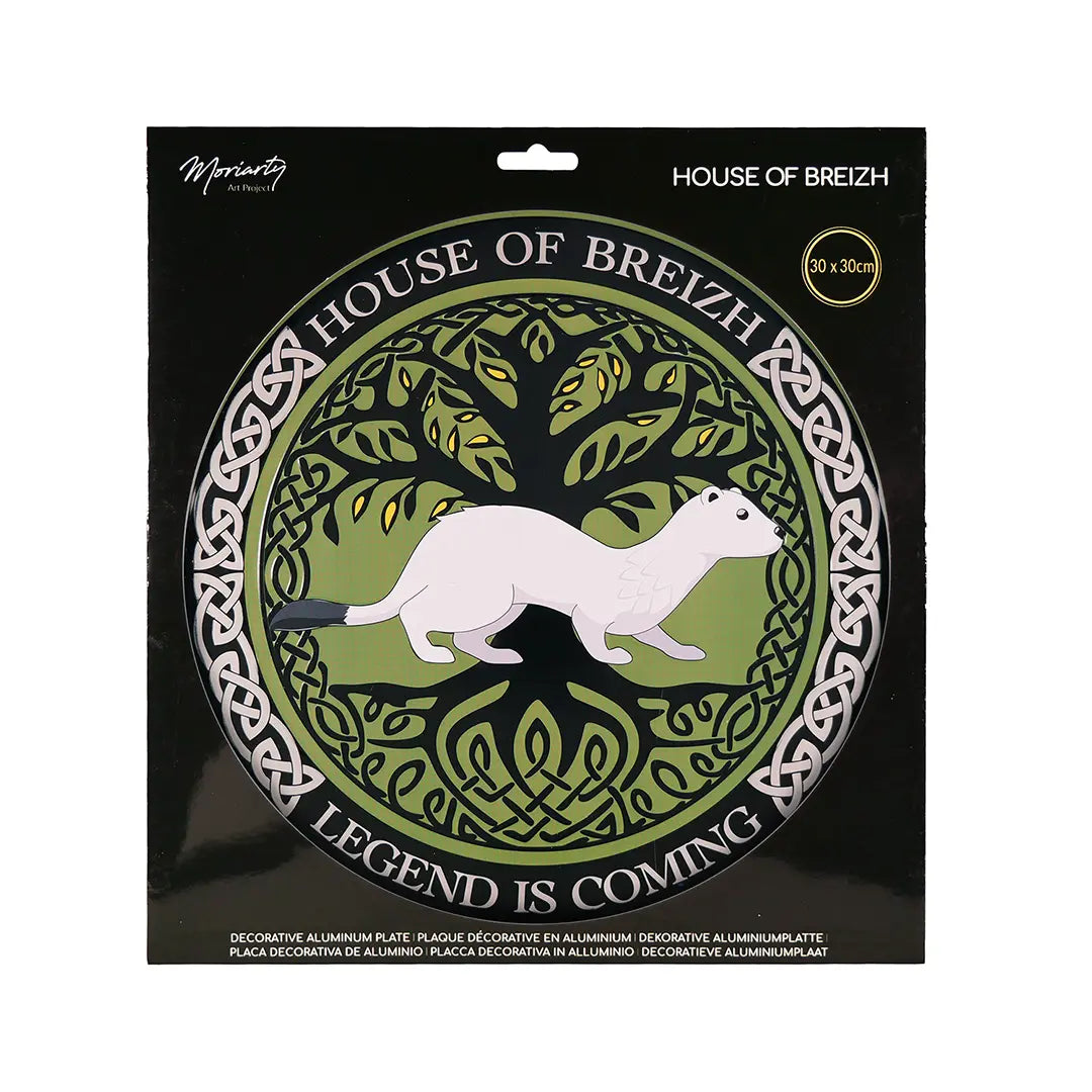 Round aluminium plate - House of Breizh