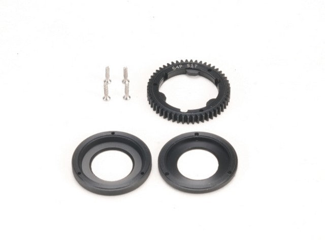 PN Racing Mini-Z Enclosed Cover Kit Spur Gear 64P 51T for Gear Differential