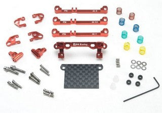 PN Racing Mini-Z V4 MR03/PNR2.5W Double A-Arm Front Suspension (Orange)