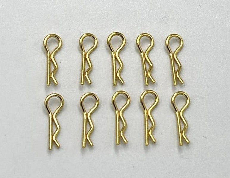 Marka Racing Body Clips 1/28 - 30° Angle Gold (10Pcs)