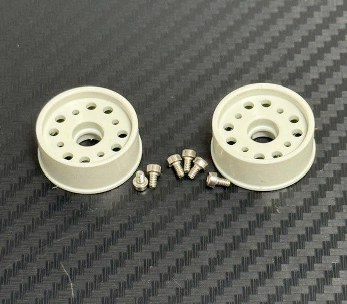 MWX MX-PPFS - AMG 8.5MM 0 OFFSET WHITE WHEELS (ACETONE SAFE)