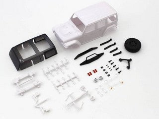 Kyosho MXN01 - Bodyshell Jeep Wrangler Rubicon Mini-Z 4X4 MX01 (White Body)
