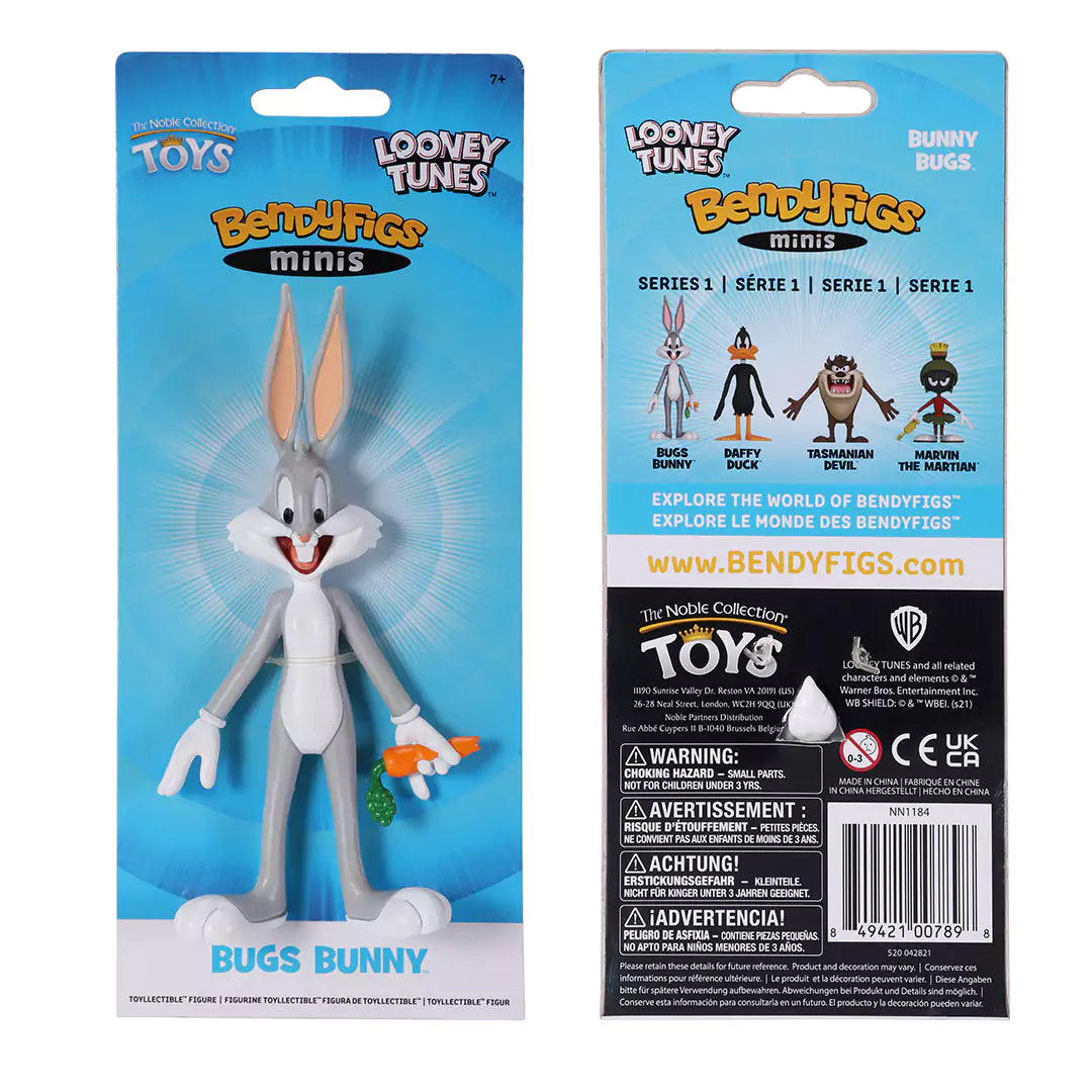 Bugs Bunny - mini Bendyfig - Looney Tunes