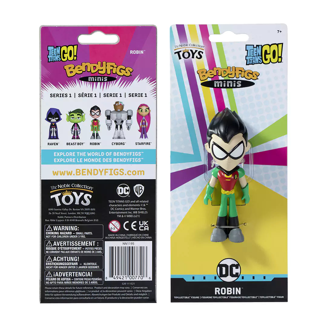 Robin - mini Bendyfigs - Teen Titans Go