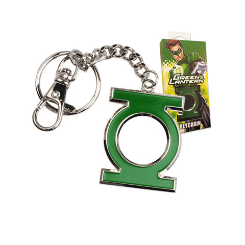 Green Lantern Shaped Colour Keychain