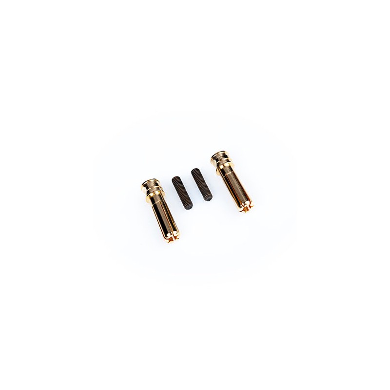 5mm Adjustable Gold Connectors - 18mm length (2 pcs.)