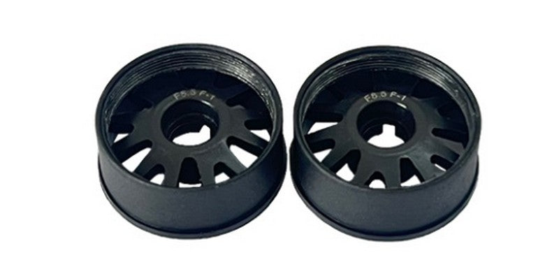 NexxRacing NXUSA-EVO-F+2 - JUD Carbon-fiber RWD Flanged FRONT Wheels (2pcs) for Mini-Z - F8.5 OFFSET +2
